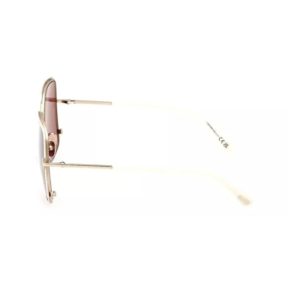 New Authentic Tom Ford Brianna FT100615 327-60 Butterfly Sunglasses